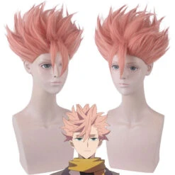 Anime ID: Invaded Sakaido/Akihito Narihisago Cosplay Pink Short Wigs