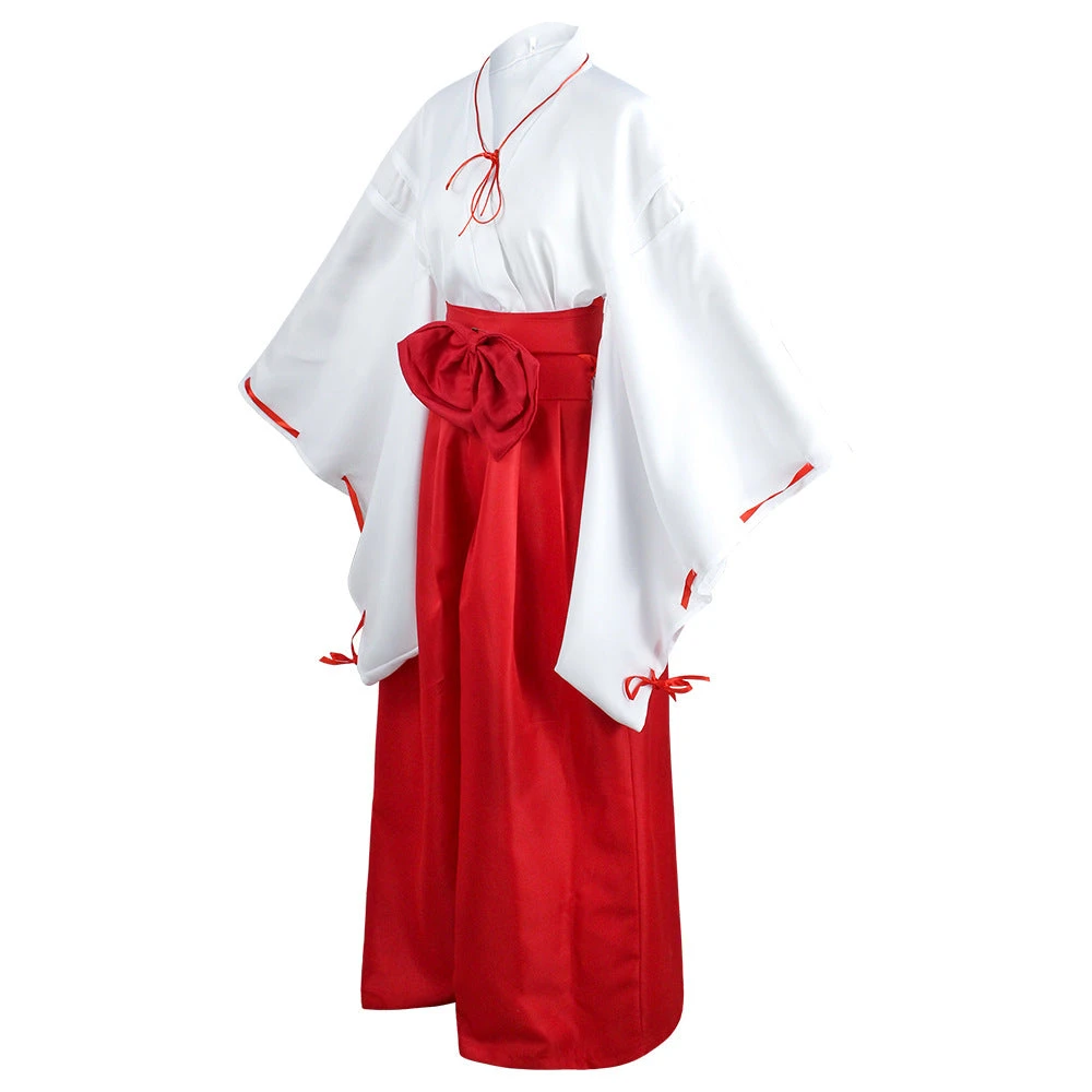 Anime Inuyasha Kikyo Cosplay Costume Suit Halloween Cosplay Outfit 6 Anime Inuyasha Kikyo Cosplay Costume Suit Halloween Cosplay Outfit - Image 4