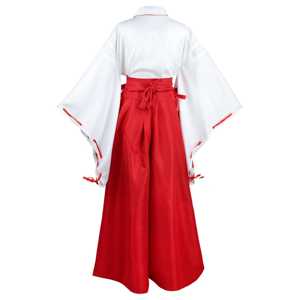Anime Inuyasha Kikyo Cosplay Costume Suit Halloween Cosplay Outfit 4 Anime Inuyasha Kikyo Cosplay Costume Suit Halloween Cosplay Outfit - Image 2