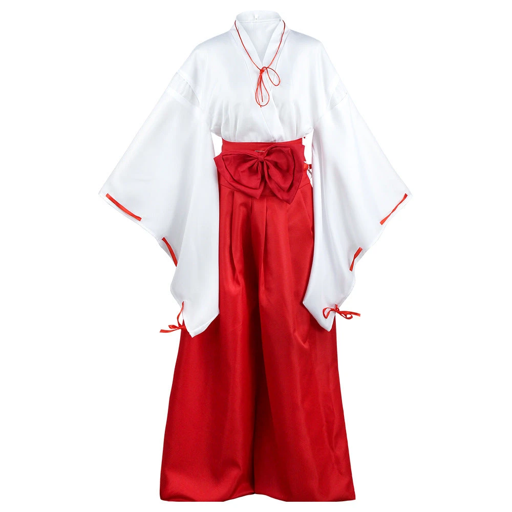 Anime Inuyasha Kikyo Cosplay Costume Suit Halloween Cosplay Outfit 3 Anime Inuyasha Kikyo Cosplay Costume Suit Halloween Cosplay Outfit