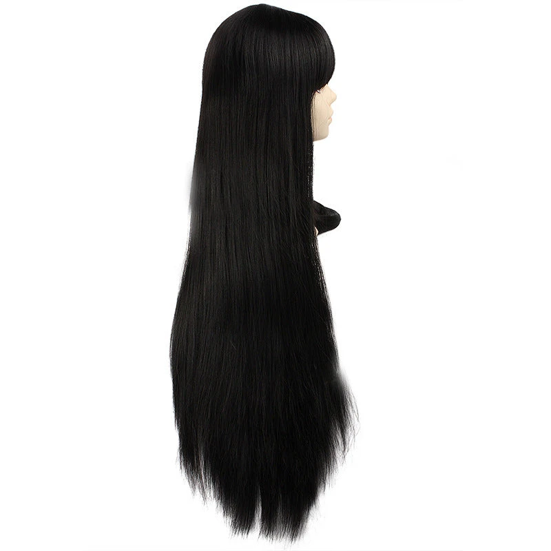 Anime Inuyasha Kikyo Kagome Higurashi Cosplay Wigs Black Long Costume Wigs 4 Anime Inuyasha Kikyo Kagome Higurashi Cosplay Wigs Black Long Costume Wigs - Image 2