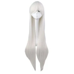 Anime Inuyasha Dog Demon Inuyasha White Wigs Long Costume Wigs Accessories -Procosplayshop AnimeInuyashaRedKimonoCosplayLongSilverWhiteWigs 1