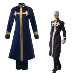 Anime JoJo's Bizarre Adventure Cospaly Stone Ocean Enrico Pucci Cosplay Costume Halloween Costume