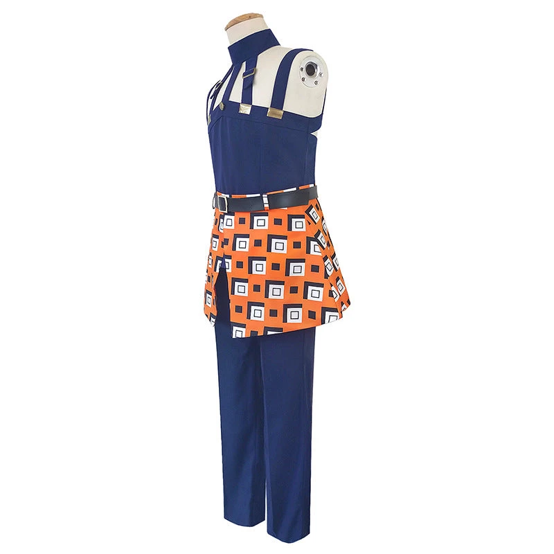 Anime JoJo's Bizarre Adventure Golden Wind Narancia Ghirga Full Set Cosplay Costume With Wigs And Headband Halloween Cosplay Outfit 7 Anime JoJo's Bizarre Adventure Golden Wind Narancia Ghirga Full Set Cosplay Costume With Wigs And Headband Halloween Cosplay Outfit - Image 5