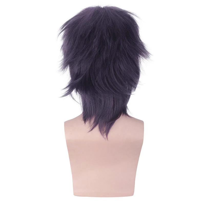 Anime JoJo's Bizarre Adventure Golden Wind Narancia Ghirga Cosplay Wigs Black Short Wigs 4 Anime JoJo's Bizarre Adventure Golden Wind Narancia Ghirga Cosplay Wigs Black Short Wigs - Image 2