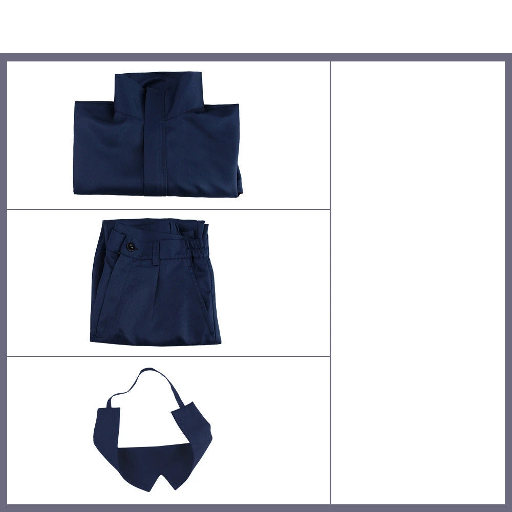 Anime Jujutsu Kaisen Satoru Gojo Cosplay Costume Uniform With Eye Mask 8 Anime Jujutsu Kaisen Satoru Gojo Cosplay Costume Uniform With Eye Mask - Image 6