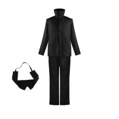 Anime Jujutsu Kaisen Satoru Gojo Cosplay Costume Uniform With Eye Mask