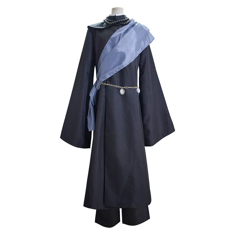 Anime Kuroshitsuji Black Butler Undertaker Costume With Hat Full Set Halloween Costume Outfit 3 Anime Kuroshitsuji Black Butler Undertaker Costume With Hat Full Set Halloween Costume Outfit