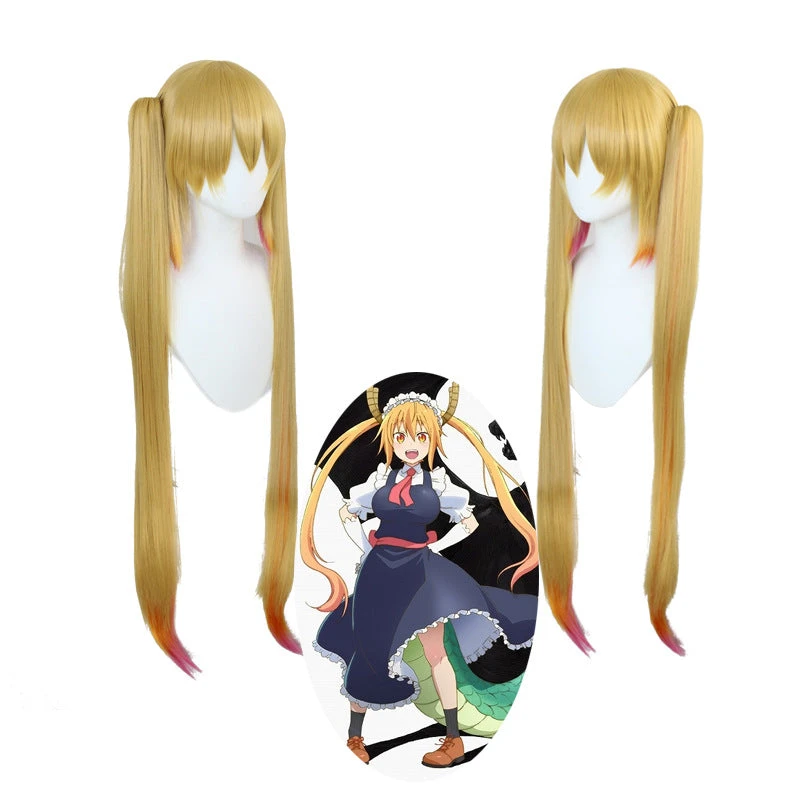 Anime Miss Kobayashi's Dragon Maid Tohru Costume+Wigs+Horns+Shoes+Tail Full Set Halloween Cosplay Outfit 10 Anime Miss Kobayashi's Dragon Maid Tohru Costume+Wigs+Horns+Shoes+Tail Full Set Halloween Cosplay Outfit - Image 8