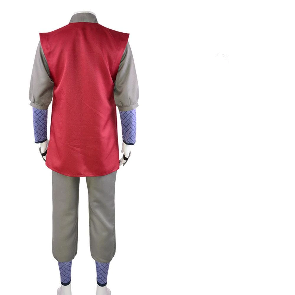 Anime Sannin Toad Sage Jiraiya Cosplay Costume Full Set With Wigs And Clogs Sandals And Headband 5 Anime Sannin Toad Sage Jiraiya Cosplay Costume Full Set With Wigs And Clogs Sandals And Headband - Image 3
