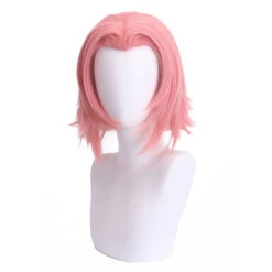 Anime Haruno Sakura Cosplay Wigs Short Pink Wigs