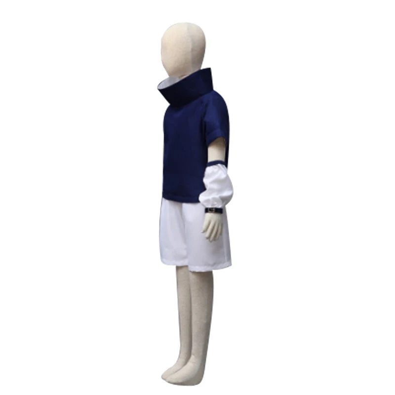 Anime Sasuke Uchiha Part 1 Costume Childhood Cosplay Costume Outfit Set For Kids And Adults 4 Anime Sasuke Uchiha Part 1 Costume Childhood Cosplay Costume Outfit Set For Kids And Adults - Image 2