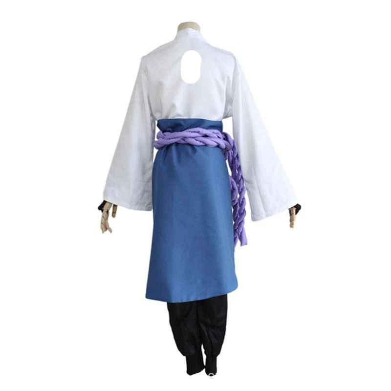 Anime Shippuden Sasuke Uchiha Costume Outfit With Wigs And Accessories Set 5 Anime Shippuden Sasuke Uchiha Costume Outfit With Wigs And Accessories Set - Image 3