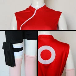 Anime The Last Haruno Sakura Costume Uniform Halloween Cosplay Outfit -Procosplayshop AnimeNaurtoShippuudenTheLastNarutotheMovieHarunoSakuraCostumeUniformHalloweenCosplay 5