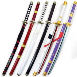 Anime One Piece Roronoa Zoro Costume Weapon Sword Halloween Cosplay Props
