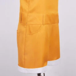 Anime One Piece: Stampede Nami Cosplay Costume Yellow Rompers Cosplay Outfit 15 Anime One Piece: Stampede Nami Cosplay Costume Yellow Rompers Cosplay Outfit -Procosplayshop AnimeOnePieceStampedeNamiCosplayCostumeYellowRompersCosplayOutfit 6