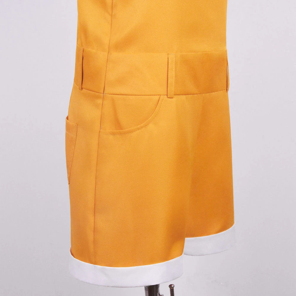 Anime One Piece: Stampede Nami Cosplay Costume Yellow Rompers Cosplay Outfit 7 Anime One Piece: Stampede Nami Cosplay Costume Yellow Rompers Cosplay Outfit - Image 5
