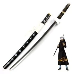 Anime One Piece Trafalgar Law Cosplay Weapon Sword Props Kikoku Sword Costume Accessories -Procosplayshop AnimeOnePieceTrafalgarLawCosplayWeaponSwordPropsKikokuSwordCostumeAccessories 2