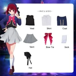 Anime Oshi No Ko Ruby Hoshino Uniform Costume Halloween Carnival Cosplay Costume Dress -Procosplayshop AnimeOshinoKoKanaArimaRubyHoshinoCostumeUniformHalloweenCosplayDressOutfit 1 1f40f8e5 3cab 422e a11c 4d31ce960d4f