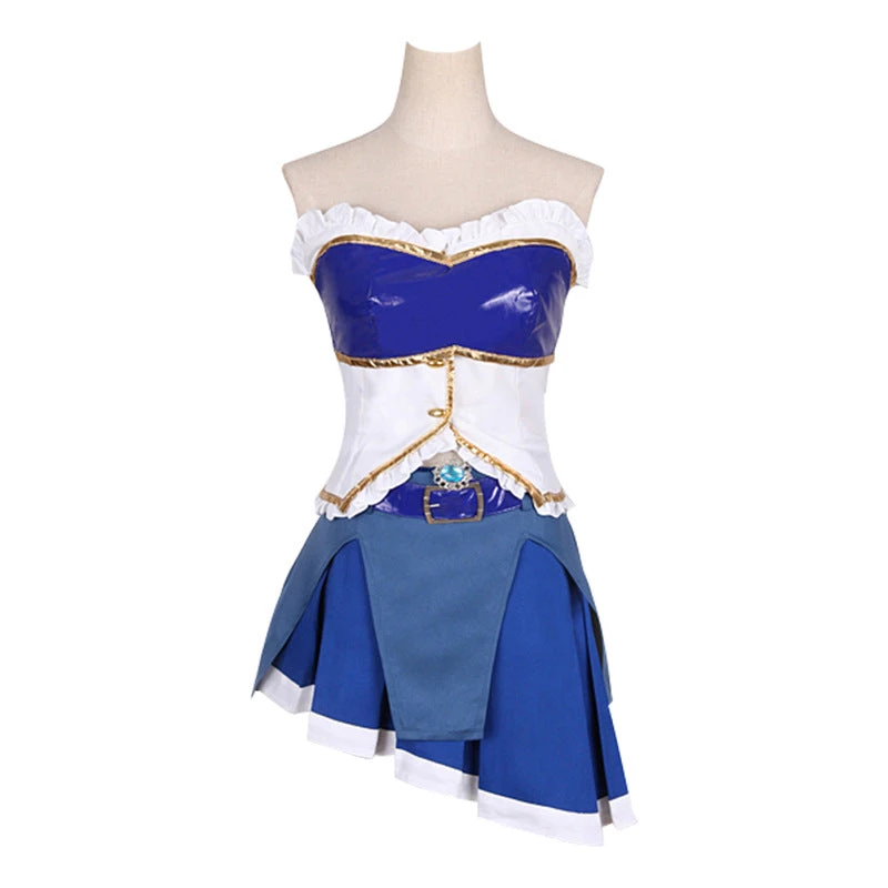 Anime Puella Magi Madoka Magica Sayaka Miki Cosplay Costume Dress With Cloak 6 Anime Puella Magi Madoka Magica Sayaka Miki Cosplay Costume Dress With Cloak - Image 4