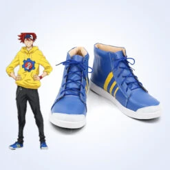 Anime SK8 The Infinity Kyan Reki Cosplay Shoes Blue Sports Shoes