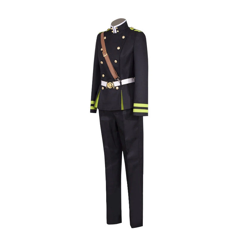 Anime Seraph Of The End Owari No Seraph Yuichiro Hyakuya Full Set Cosplay Costume Uniform With Cape Hat And Wigs Cosplay Outfit Set 6 Anime Seraph Of The End Owari No Seraph Yuichiro Hyakuya Full Set Cosplay Costume Uniform With Cape Hat And Wigs Cosplay Outfit Set - Image 4
