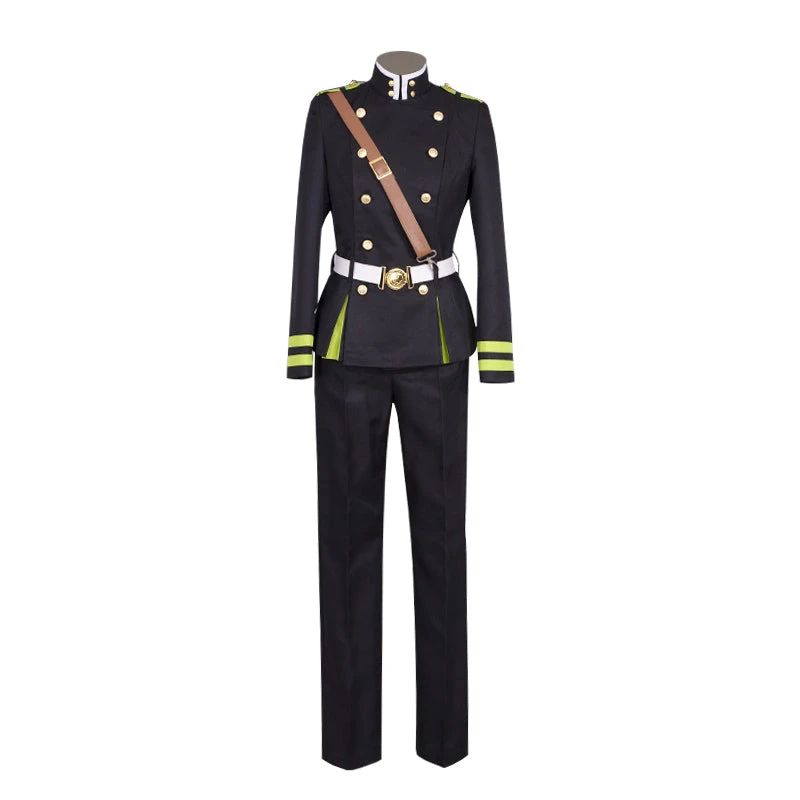 Anime Seraph Of The End Owari No Seraph Yuichiro Hyakuya Full Set Cosplay Costume Uniform With Cape Hat And Wigs Cosplay Outfit Set 7 Anime Seraph Of The End Owari No Seraph Yuichiro Hyakuya Full Set Cosplay Costume Uniform With Cape Hat And Wigs Cosplay Outfit Set - Image 5