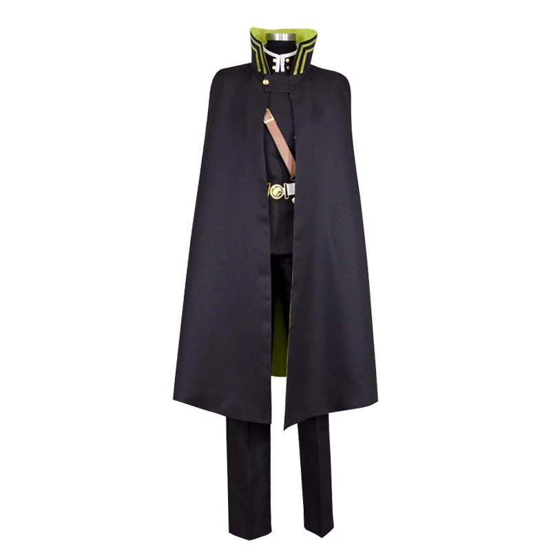 Anime Seraph Of The End Owari No Seraph Yuichiro Hyakuya Full Set Cosplay Costume Uniform With Cape Hat And Wigs Cosplay Outfit Set 4 Anime Seraph Of The End Owari No Seraph Yuichiro Hyakuya Full Set Cosplay Costume Uniform With Cape Hat And Wigs Cosplay Outfit Set - Image 2