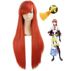 Anime Silver Soul Gintama Kagura Costume Wigs Orange Wigs With Hairdecor Props -Procosplayshop AnimeSilverSoulGintamaKaguraCostumeWigsOrangeWigsWithHairdecorProps 1 8fda3f80 19e3 45f5 a5d4 1e536c371430