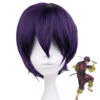 Anime Silver Soul/Gintama Shinsuke Takasugi Cosplay Wigs Purple Short Wigs -Procosplayshop AnimeSilverSoulGintamaShinsukeTakasugiCosplayWigsPurpleShortWigs 2
