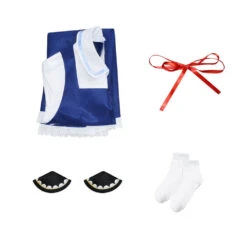 Anya Forger Kids Girls Costume Blue Dress Halloween Cosplay Outfit -Procosplayshop AnimeSpyxFamilyAnyaForgerKidsGirlsCostumeBlueDressHalloweenCosplayOutfit 6