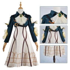 Anime Violet Evergarden Costume Lolita Dress Halloween Carnival Costume -Procosplayshop AnimeVioletEvergardenCostumeLolitaDressHalloweenCarnivalCostume 3