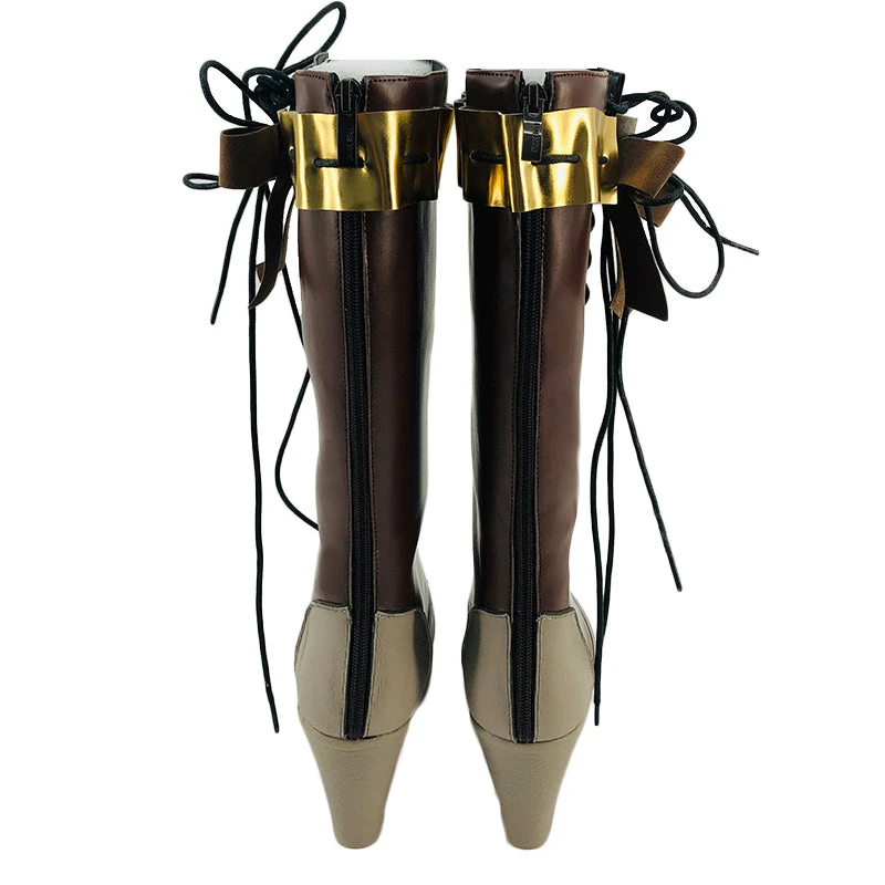 Anime Violet Evergarden Costume Shoes Halloween Costume PU Boots 5 Anime Violet Evergarden Costume Shoes Halloween Costume PU Boots - Image 3