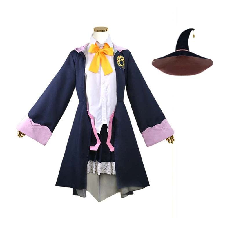 Anime Wandering Witch: The Journey Of Elaina Cosplay Costume With Hat The Ashen Witch Elaina Cosplay Outfit 4 Anime Wandering Witch: The Journey Of Elaina Cosplay Costume With Hat The Ashen Witch Elaina Cosplay Outfit - Image 2