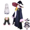 Anime Wandering Witch: The Journey Of Elaina The Ashen Witch Full Set Costume+Hat+Wigs+Shoes Halloween Carnival Cosplay Outfit