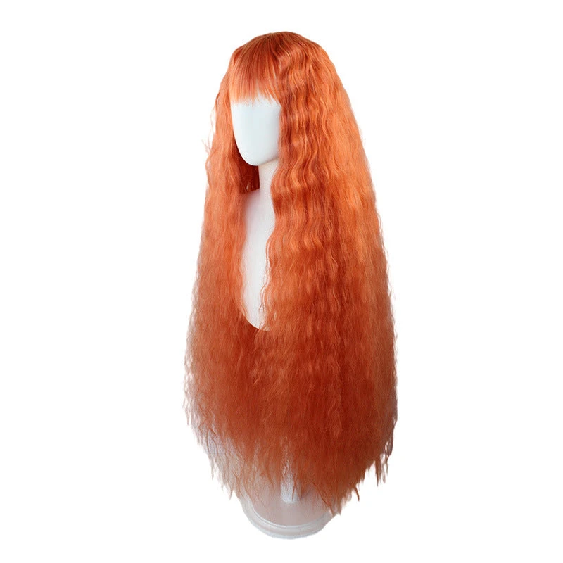 Anime Wonder Egg Priority Frill Cosplay Wigs Long Orange Wigs 6 Anime Wonder Egg Priority Frill Cosplay Wigs Long Orange Wigs - Image 4