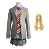 Anime Your Lie In April Cosplay Kousei Arima Cosplay Costume Kaori Miyazono Uniform Full Set With Wigs