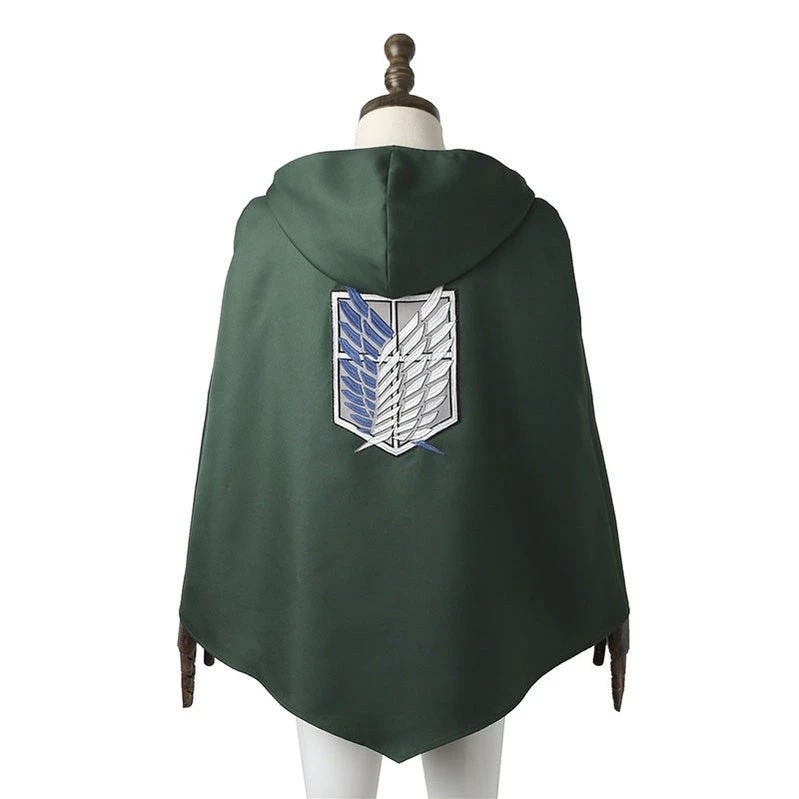 Shingeki No Kyojin Levi Ackerman Costume Full Set With Cloak AOT Halloween Costume Set 4 Shingeki No Kyojin Levi Ackerman Costume Full Set With Cloak AOT Halloween Costume Set - Image 2