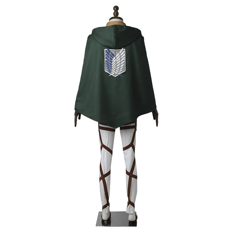 Shingeki No Kyojin Levi Ackerman Costume Full Set With Cloak AOT Halloween Costume Set 7 Shingeki No Kyojin Levi Ackerman Costume Full Set With Cloak AOT Halloween Costume Set - Image 5