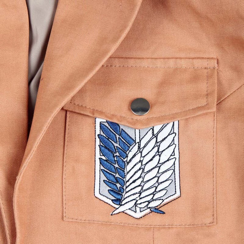 Attack On Titan Jacket Shingeki No Kyojin Scout Regiment Cosplay Costumes Jacket Unisex 5 Attack On Titan Jacket Shingeki No Kyojin Scout Regiment Cosplay Costumes Jacket Unisex - Image 3