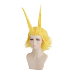 Anime Boku No Hero / My Hero Academia Toshinori Yagi All Might Wigs Fighting Version Cosplay Golden Wigs -Procosplayshop BokuNoHeroMyHeroAcademiaAllMightCosplayWigs 3