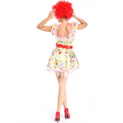 Candy Color Clown Cosplay Costume For Halloween Party Performance 9 Candy Color Clown Cosplay Costume For Halloween Party Performance -Procosplayshop Candy Color Clown Cosplay Costume For Halloween Party Performance 4