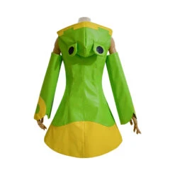 Cardcaptor Sakura Clear Card Kinomoto Sakura Cosplay Costume Froggy Raincoat Cosplay Outfit -Procosplayshop CardcaptorSakuraKinomotoSakuraCosplayCostumeClearCardFrogWaterproofWomenHalloweenCostumes 4