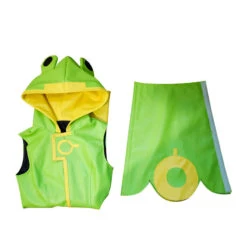 Cardcaptor Sakura Clear Card Kinomoto Sakura Cosplay Costume Froggy Raincoat Cosplay Outfit -Procosplayshop CardcaptorSakuraKinomotoSakuraCosplayCostumeClearCardFrogWaterproofWomenHalloweenCostumes 5