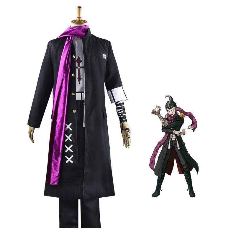 Danganronpa 2: Goodbye Despair Gundham Tanaka Cosplay Costume With Cloak Halloween Costume 3 Danganronpa 2: Goodbye Despair Gundham Tanaka Cosplay Costume With Cloak Halloween Costume