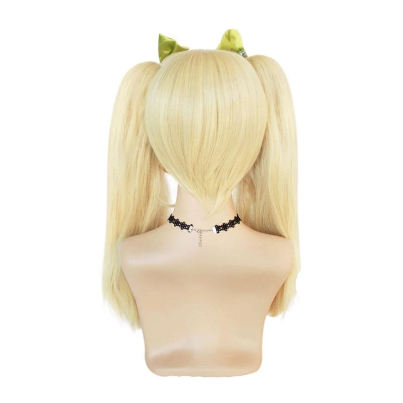 Danganronpa 2: Goodbye Despair Hiyoko Saionji Costume Wigs With Bows Costume Accessories 5 Danganronpa 2: Goodbye Despair Hiyoko Saionji Costume Wigs With Bows Costume Accessories - Image 3