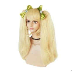 Danganronpa 2: Goodbye Despair Hiyoko Saionji Costume Wigs With Bows Costume Accessories 9 Danganronpa 2: Goodbye Despair Hiyoko Saionji Costume Wigs With Bows Costume Accessories -Procosplayshop Danganronpa2GoodbyeDespairHiyokoSaionjiCostumeWigsWithBowsCostumeAccessories 4