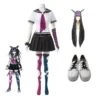Danganronpa 2: Goodbye Despair Ibuki Mioda Whole Set Costume Uniform With Wigs And Costume Shoes Halloween Party Outfit