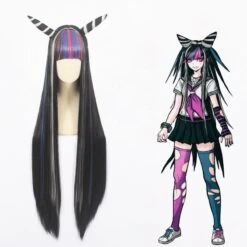 Danganronpa 2: Goodbye Despair Ibuki Mioda Whole Set Costume Uniform With Wigs And Costume Shoes Halloween Party Outfit -Procosplayshop Danganronpa2GoodbyeDespairIbukiMiodaCosplayWigsBlackLongWigs 1 672f9498 0486 4e51 81c3 3abf17f7973e