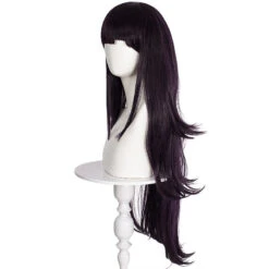 Danganronpa 2: Goodbye Despair Mikan Tsumiki Costume Wigs Black Long Wigs -Procosplayshop Danganronpa2GoodbyeDespairMikanTsumikiCostumeWigsBlackLongWigs 3
